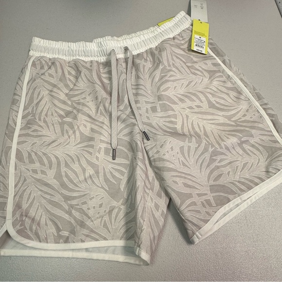 All In Motion Leaf Print Swim Shorts Size M - Picture 1 of 7